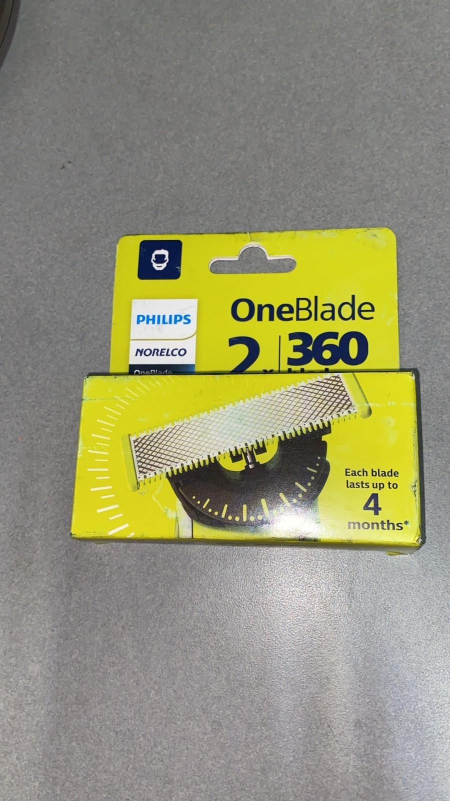 Philips Norelco Oneblade 360 Blade Replacement Blade 2 Pack