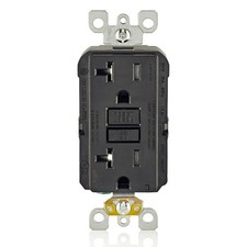 Leviton Dual-Function AFCI/GFCI Outlet, 20 Amp, Self Test, Tamper-Resistant ...