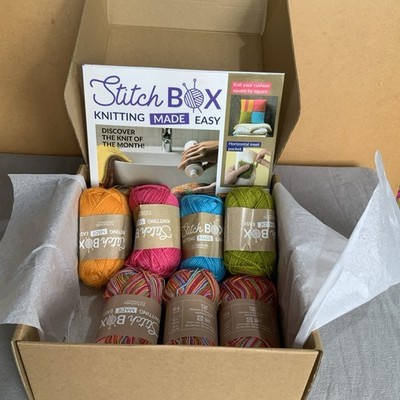 Kit De Tricot "Knitting Stitch Box" - Idéal Pour Débutant Et Cadeau