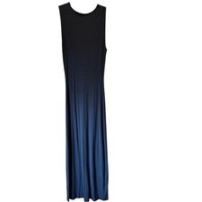 Quince Tencel Carbon Grey Jersey Maxi Dress Womens M NWOT Casual Basic Closet