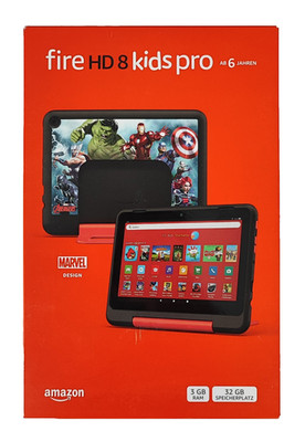 Neues Amazon Fire HD 8 Kids Pro Tablet | 32GB | 12 Gen. 2024 | Marvel Avangers