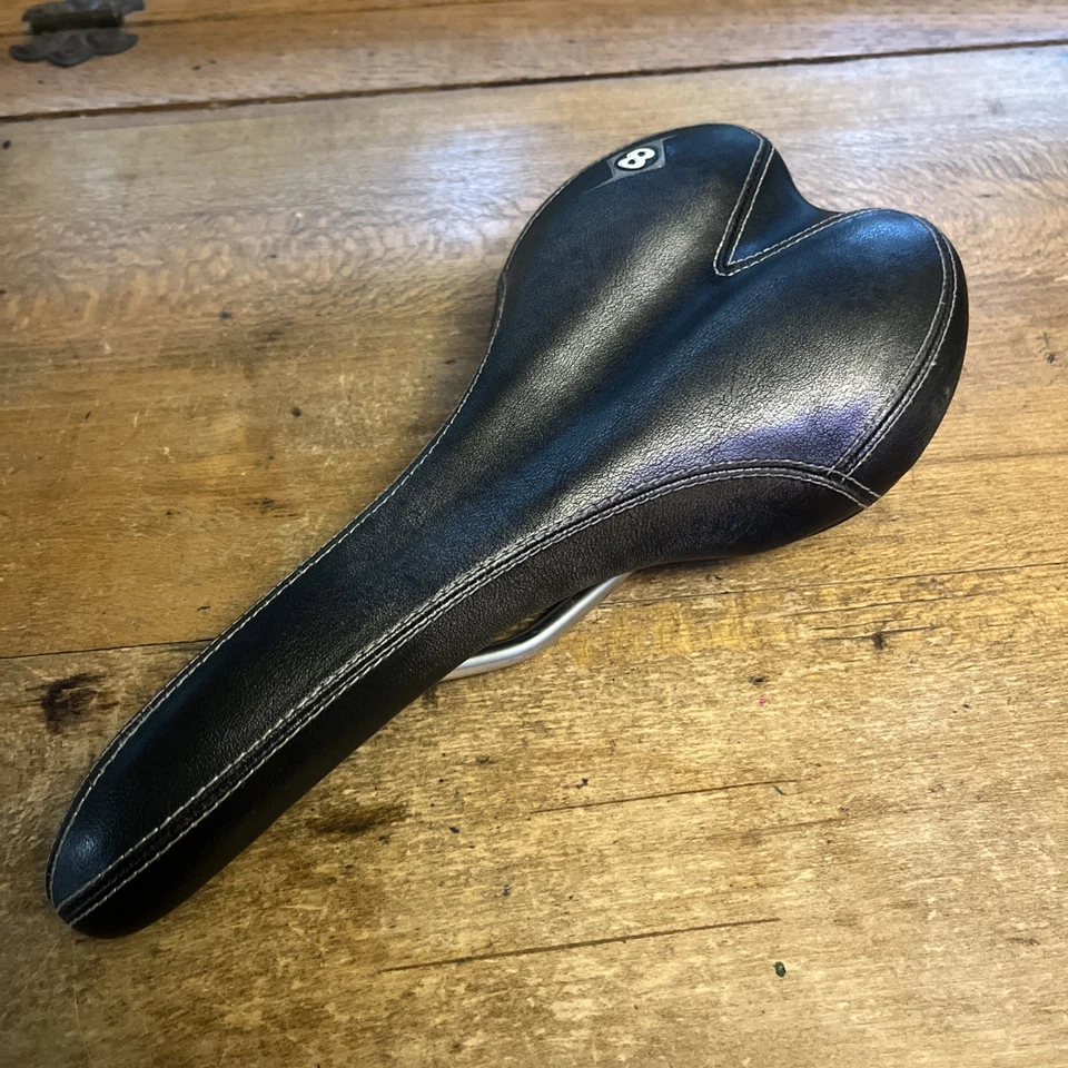 Origin 8 черный Uno S седло 272 мм длина 130 мм ширина 90s 00s дорожный велосипед - Изображение 2 из 4