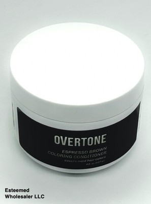 OVERTONE Espresso Brown Coloring Conditioner 8oz w/o box