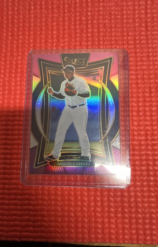 2025 Panini Select - Concourse Miguel Cabrera #67 Pink & Purple Prizm /225