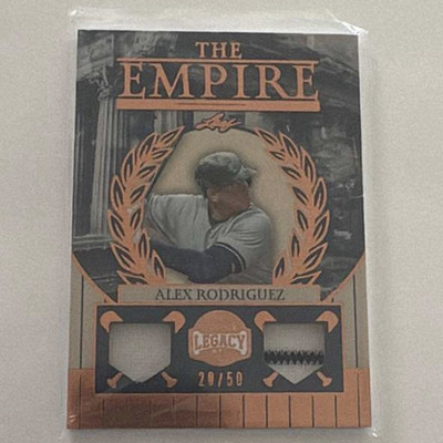 2025 Leaf A Bronx Legacy Alex Rodriguez/Derek Jeter #B2-5 Bronze /50 (MEM)