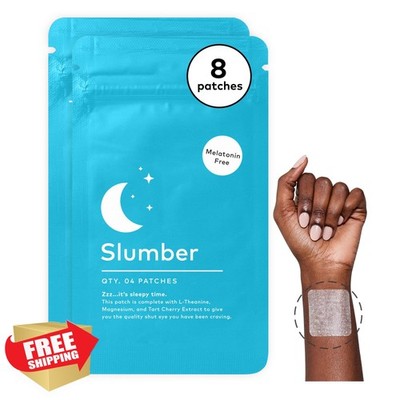 The Good Patch Slumber Sleep Aid Patches, 8 Count, L-Theanine, Magnesium