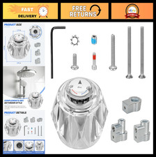 Shower Handle Replacement Kit for Delta Tub/Shower Faucet - Clear Knob with Offs