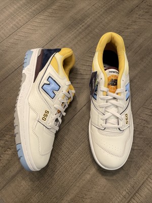 New Balance 550 Sea Salt University Blue Yellow Marquette BB550NCF
