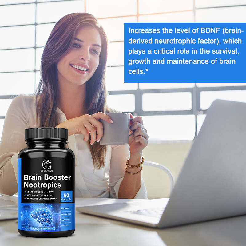 Brain Booster Nootropic Supplement Support Focus Energy Memory ...