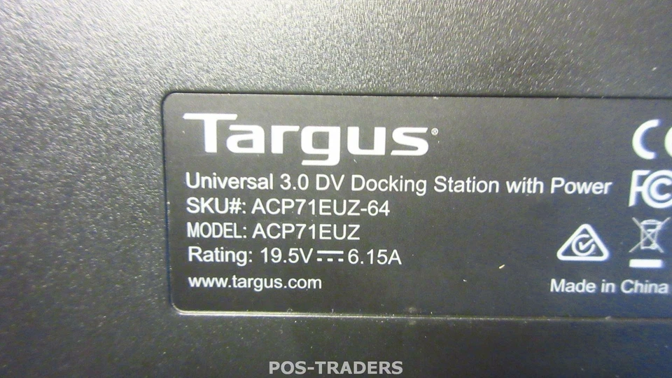 Targus USB 3.0 ACP71 ACP71EUZ HDMI Docking Station Port Replicator - INCL PSU - Bild 2 von 2