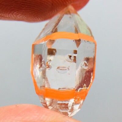 TOP Natural Herkimer diamond crystal  moving 3water quicksand  drop enhydro 3.4G