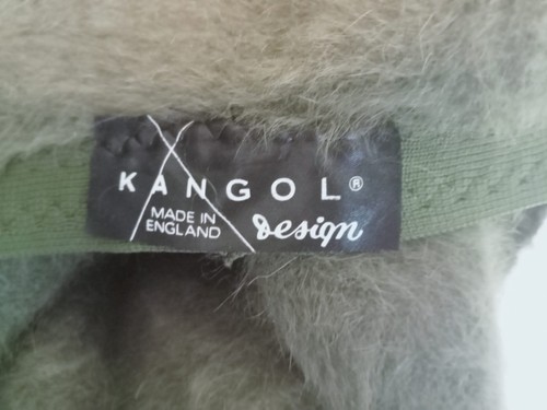 kangol hats for women vintage green angora beret hat made in england medium M - Picture 2 of 10
