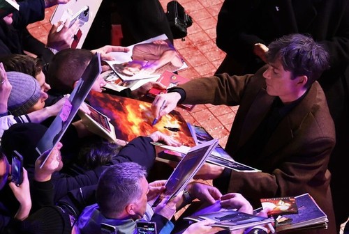 Foto autógrafa de Cillian Murphy Oppenheimer firmada a mano 8x12 certificado de autenticidad - Imagen 2 de 2