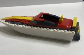LEGO 4643 CITY Power Boat Transporter 100% Complete No Stickers