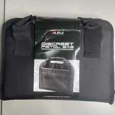 Aim Sports Discreet Pistol Bag In Black. Specs: Length 13.6” Weight  15.8 Oz