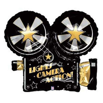 Party Supplies Birthday Hollywood Oscars Lights Camera Action Foil