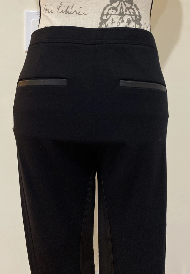 Pantalones de montar planos Ponte para mujer de Theory Negro Talla 4 Foto 4 de 4
