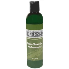 DEFENSE SOAP Shower Gel PEPPERMINT 8 Fl Oz Natural Body Wash Tea Tree Oil