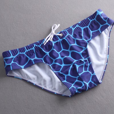 SEOBEAN Men's  NEW SUMMER Low Rise Sexy style Bikini Swimming Trunks Swimwear