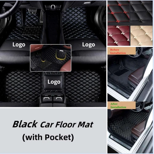 For Smart Fortwo-Forfour All Models Car Floor Mats Custom Liners No-Slip Carpets - Imagen 32 de 36