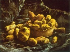Earthen Bowls by Vincent Van Gogh Giclee Fine Art Print Reproduction on Canvas