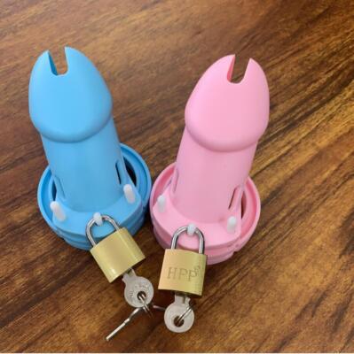 Soft Silicone Male Chastity Cage With Penis Ring | BDSM Sex Toy | Unbranded