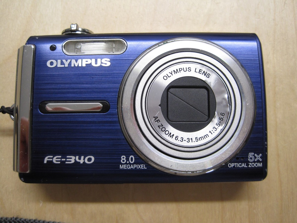 Olympus FE FE-340 8.0MP Digital Camera - Blue 50332163102| eBay