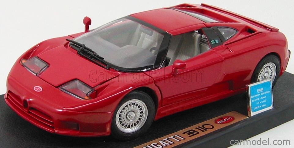 1:18 Anson Bugatti EB 110 red or silver MIB | eBay