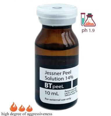 BTpeel Jessner Peel Solution 14% (Universal facial peeling at home), 10 ml