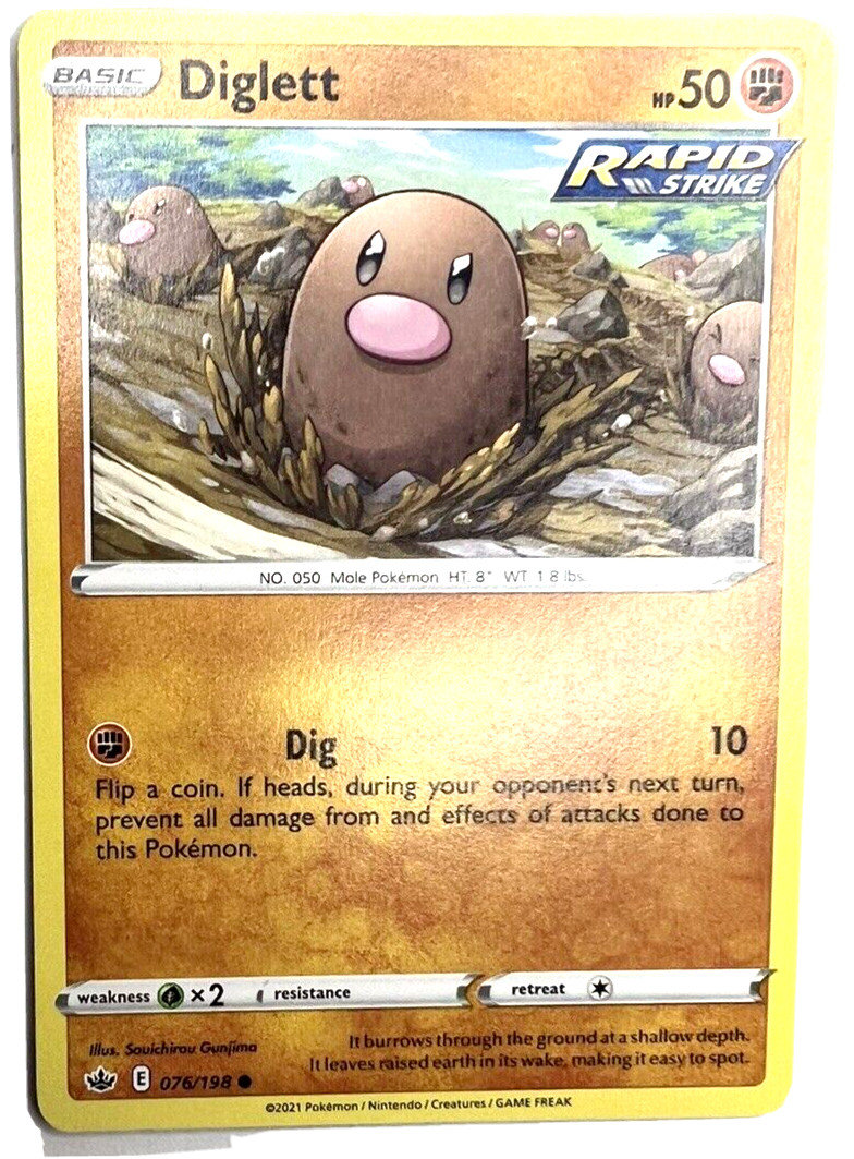 Pokemon - Diglett 076/198 Common