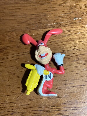 Domino's Avoid The Noid 1980's 3'' Figure w Jackhammer Pizza Advertising