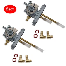 2PC Fuel Valve Petcock for Yamaha XS750 XS850 XS1100 Non Vacuum 447-24500-02-00