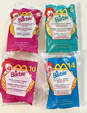 VTG 1999 McDonald's Barbie Happy Meal MINT IN PACKAGE Set/4 5,6,10  14 Barbie