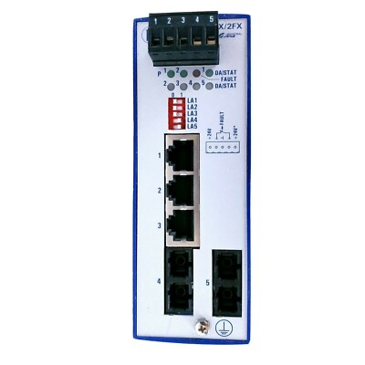 Hirschmann RS2-3TX/2FX EEC Rail Switch Industrial Ethernet Switch