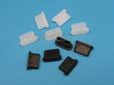 New 10PCS Type-C Dust Cover Silicone Plug Protector for USB Charging Port USA