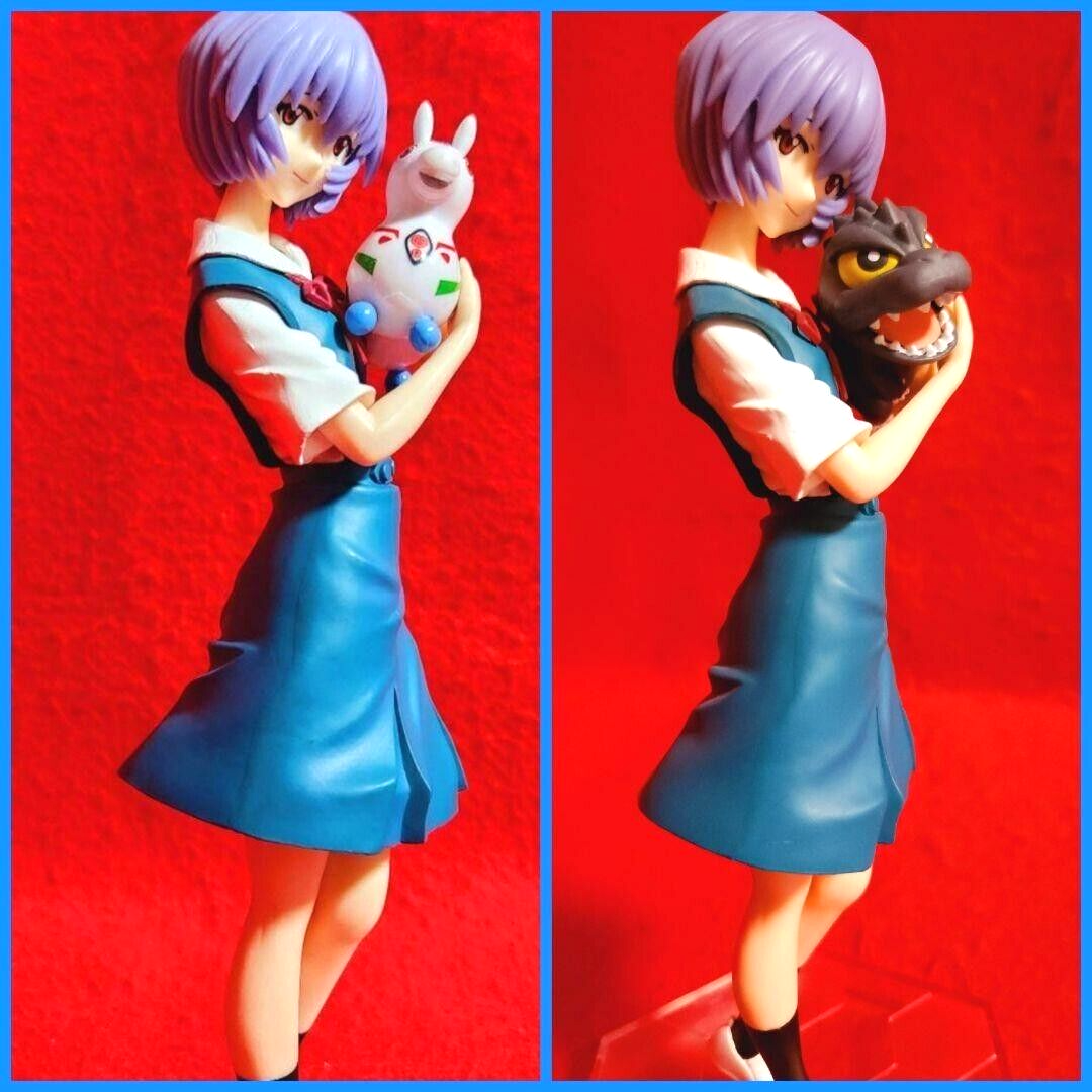 SEGA Evangelion Ayanami Rei EVA x RODY & Godzilla Premium Figure