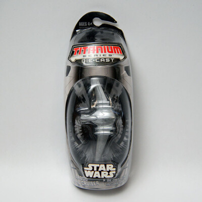 STAR WARS TITANIUM Die-cast: Padme Amidala's Naboo Royal Cruiser - (2008) NEW