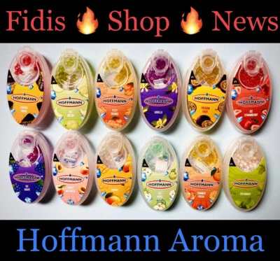 HOFFMANN Aroma Kapseln 🔥 100 Kugeln Perlen Klick Filter 20 Flavour King Premium