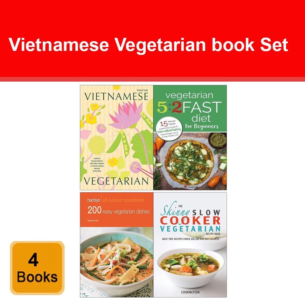 Vietnamese Vegetarian, 200 Easy Vegetarian Dishes, Skinny Slow Cooker Vegetarian