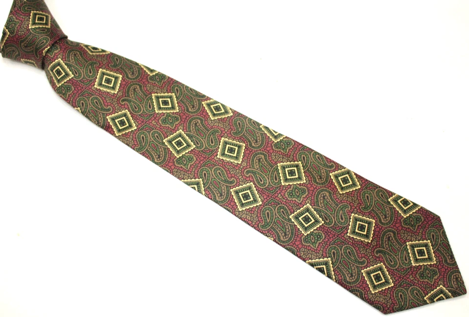 Gravata de seda RICHEL feita na Itália F76988 - Imagem 2 de 4