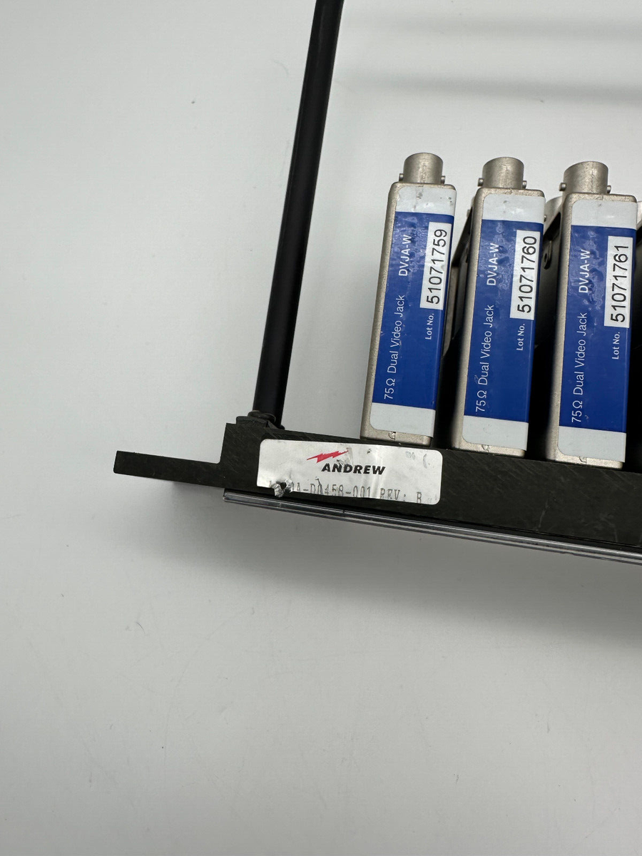 Canare 16x DVJ-W 75 Ohm Dual Video Jack Patchbay Rack Mount | eBay