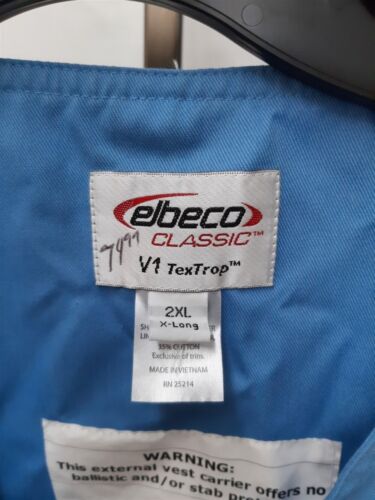 Elbeco V1 TexTrop External Vest Carrier Size 2XL X-Long in Blue - Picture 2 of 5
