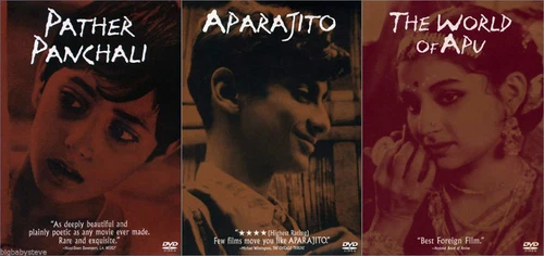 THE APU TRILOGY: PATHER PANCHALI, APARAJITO, THE WORLD OF APU - Like New DVDs