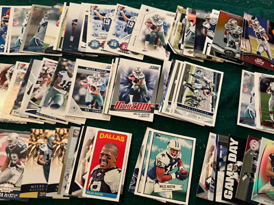 Huge Lot of Miles Austin Football Cards: 200-Count Box 75% Full!