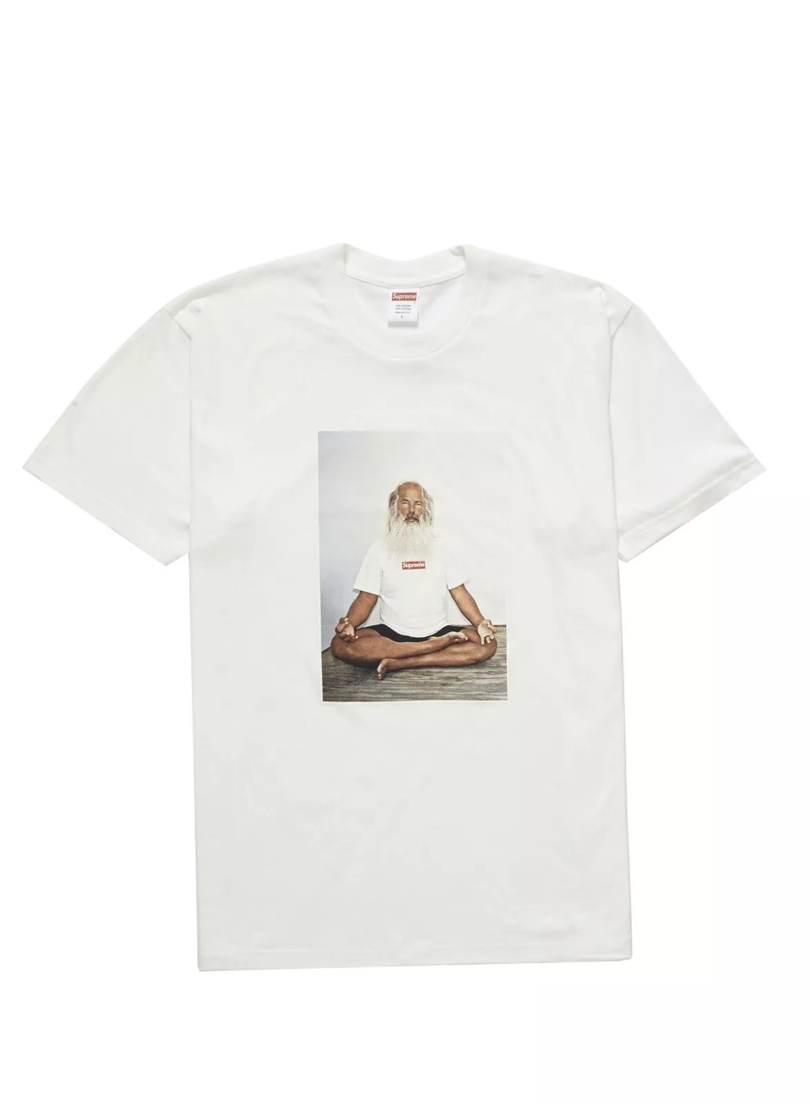 T shirt photo Supreme Rick Rubin blanc taille XXL 100 % authentique EN MAIN PRÊT À ÊTRE EXPÉDIÉ