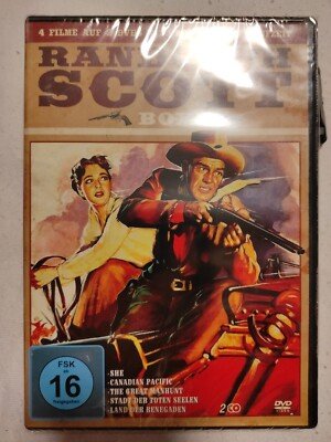 Randolph Scott Box | 5 Filme | 440 min. | Western | Box | Collection DVD Neu OVP