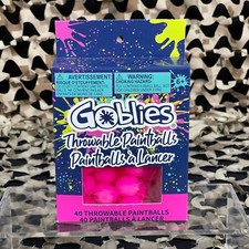 NEW Goblies Throwable Paintballs - 40 Count - Pink