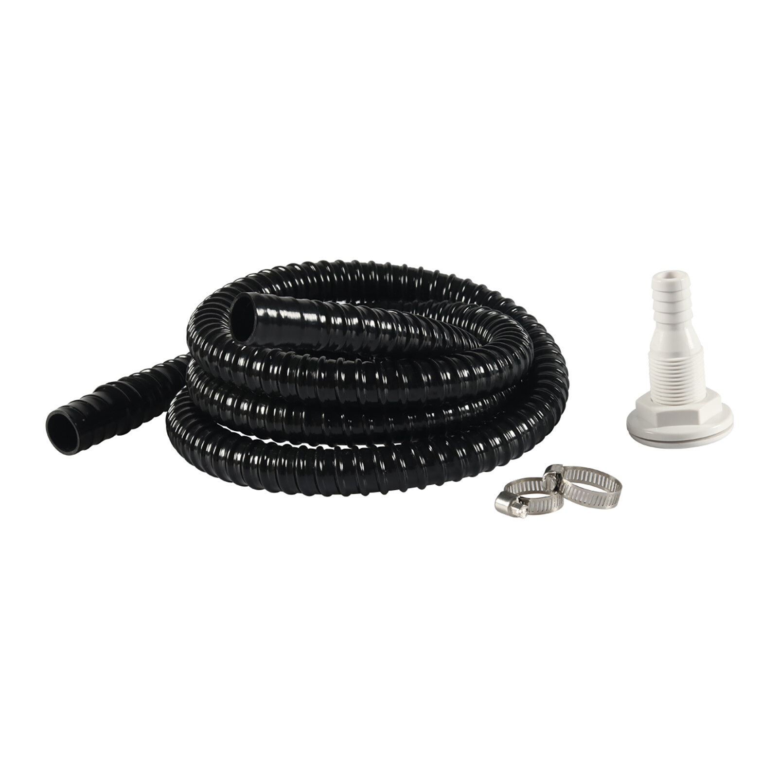 New 3/4 Inch Hose Bilge Pump Installation Kit With Thru Hull Drain Plug