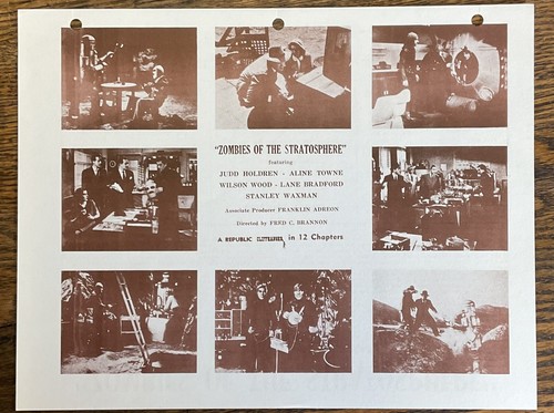 1940-1959 SCI-FI SERIAL PROGRAMME LOT, 9 Vintage Shows, Republic Cliffhanger - Bild 9 von 10