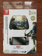 Nintendo Switch Zelda Breath Of The Wild Skin Screen Protector Set Link Hilltop